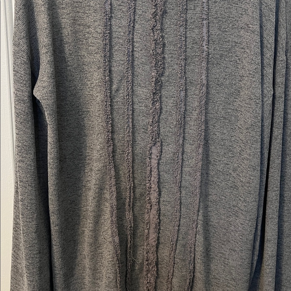 Kori America‎ Boutique Long Sleeve Tunic Bell Sleeves Gray Size S - Picture 3 of 8